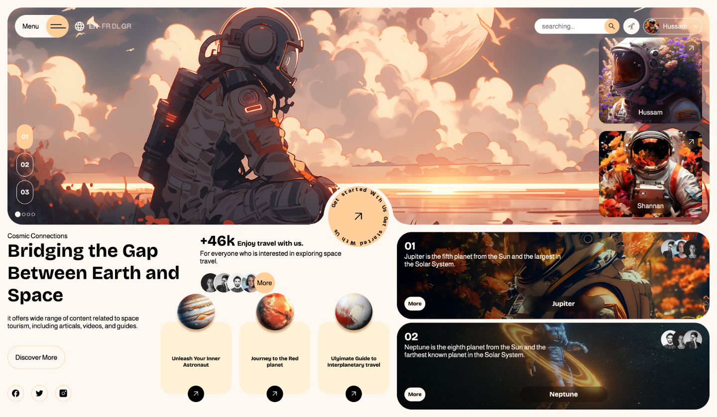 Cosmic Connections — Editorial Concept